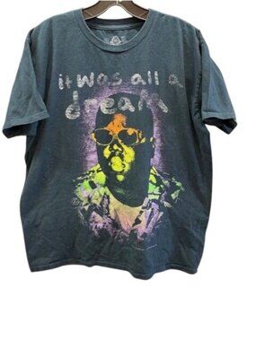 American Rag Mens Graphic T-Shirt "It Was All A Dream" Large 100% Cotton